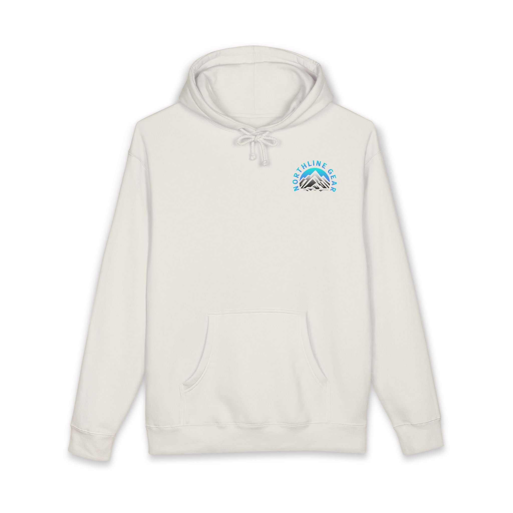 Mountain Vibes Hoodie — Scenic Snow Peak Graphic Hooded Sweatshirt
