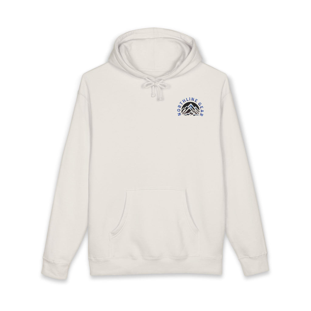 Hoodie — Chocolate Lab Retriever with Duck Decoy Hunting Design