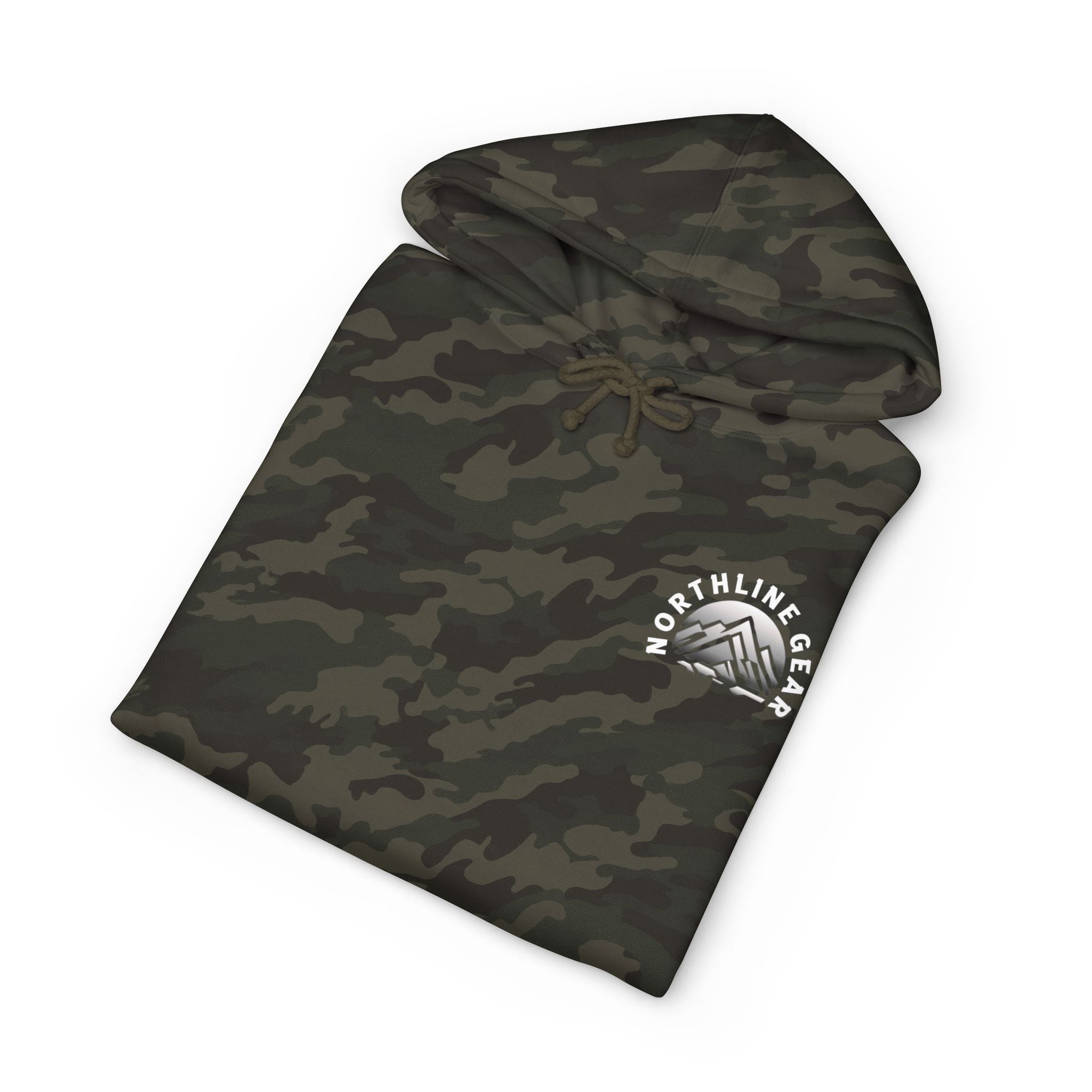 Hoodie — Chocolate Lab Retriever with Duck Decoy Hunting Design