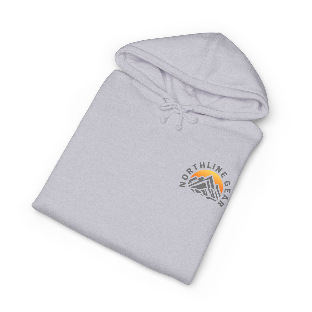 Mountain Vibes Hoodie — Scenic Snow Peak Graphic Hooded Sweatshirt