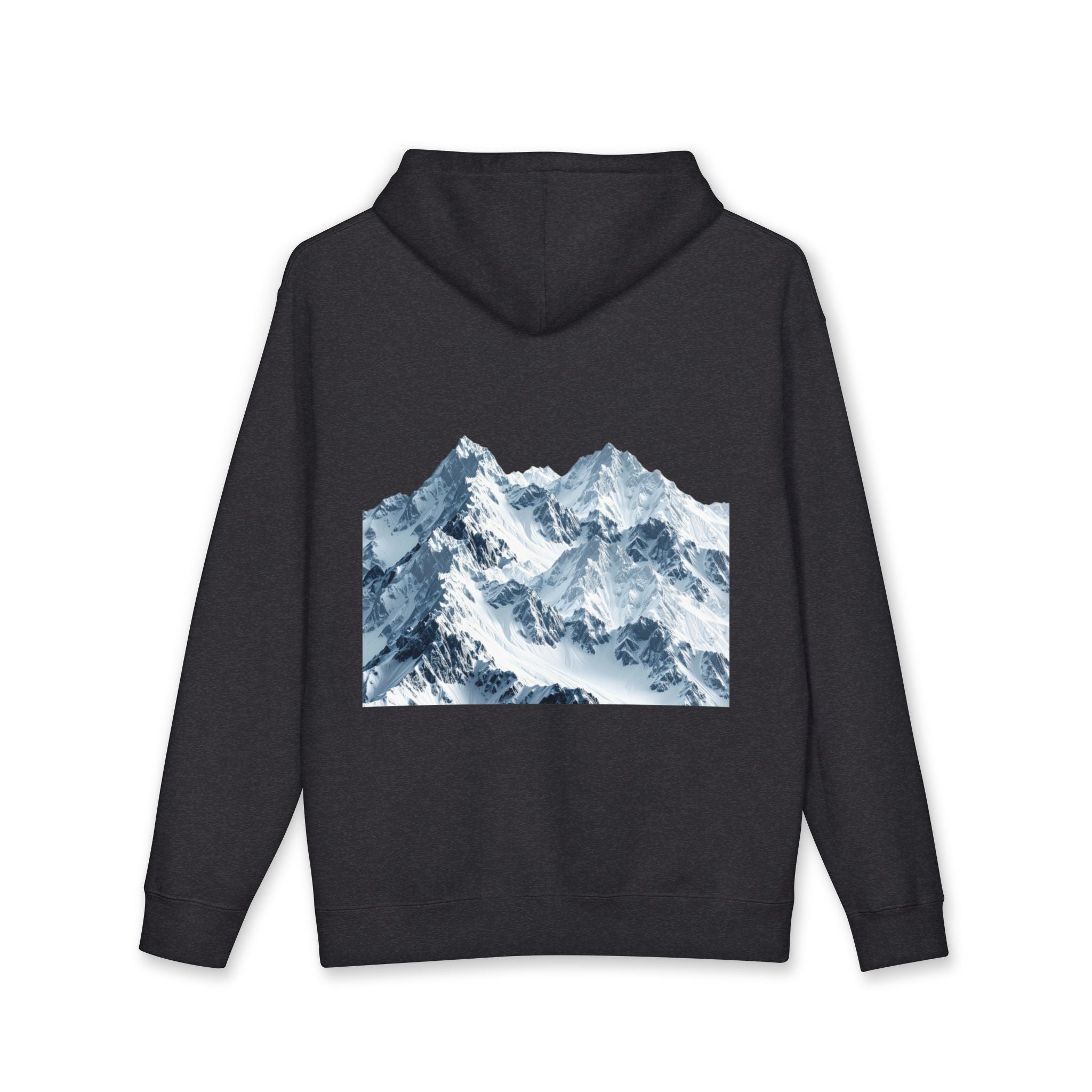 Mountain Vibes Hoodie — Scenic Snow Peak Graphic Hooded Sweatshirt