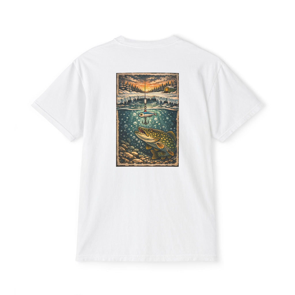 Fishing Pocket T-Shirt — Trout Lake Art Tee