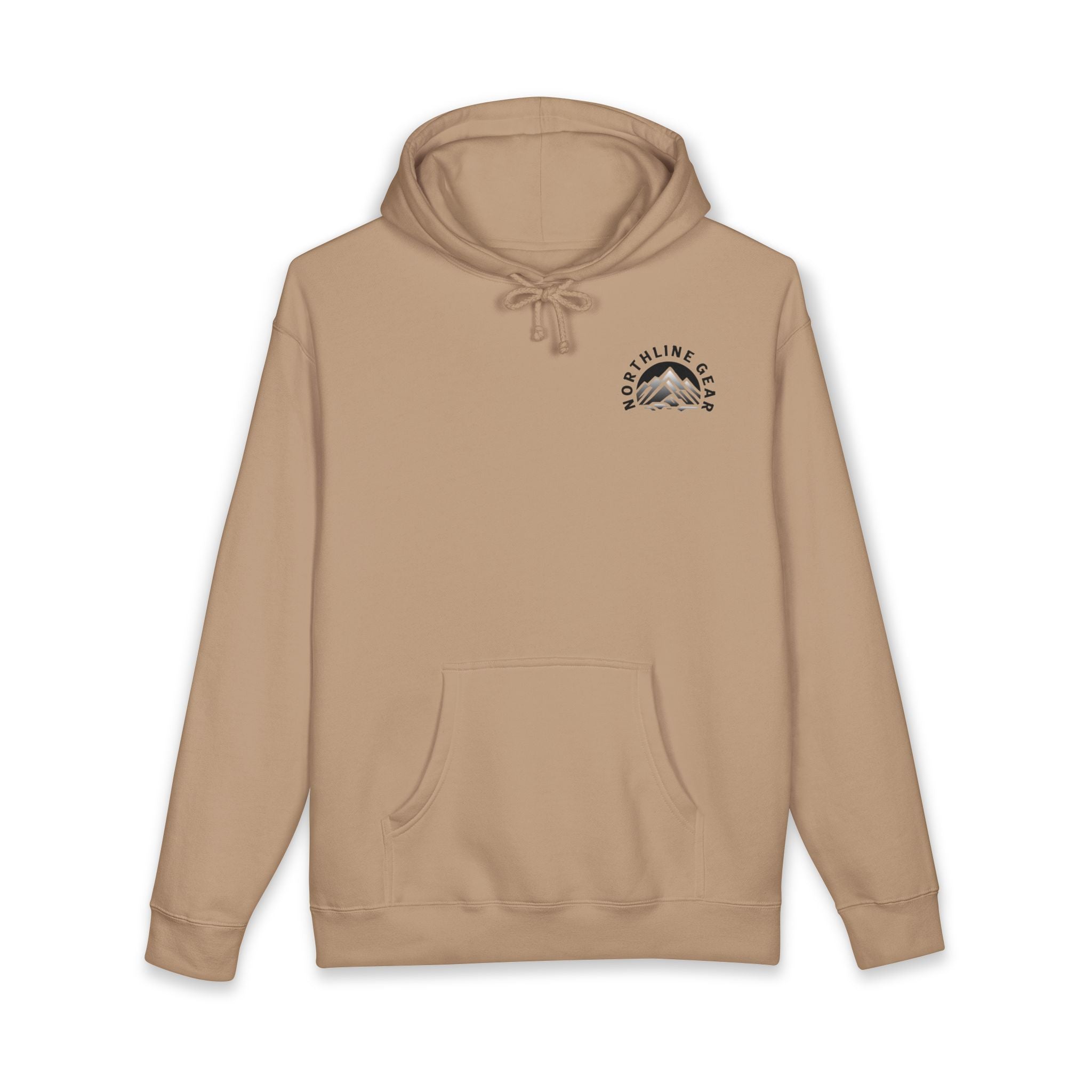 Mountain Vibes Hoodie — Scenic Snow Peak Graphic Hooded Sweatshirt