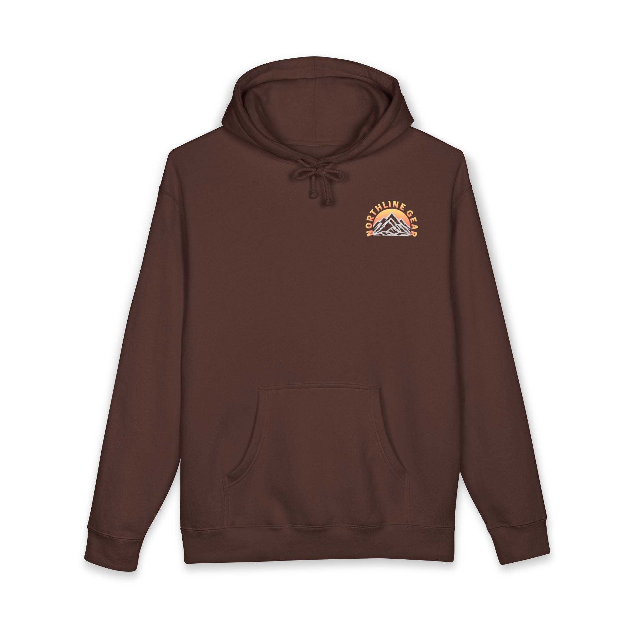Hoodie — Chocolate Lab Retriever with Duck Decoy Hunting Design