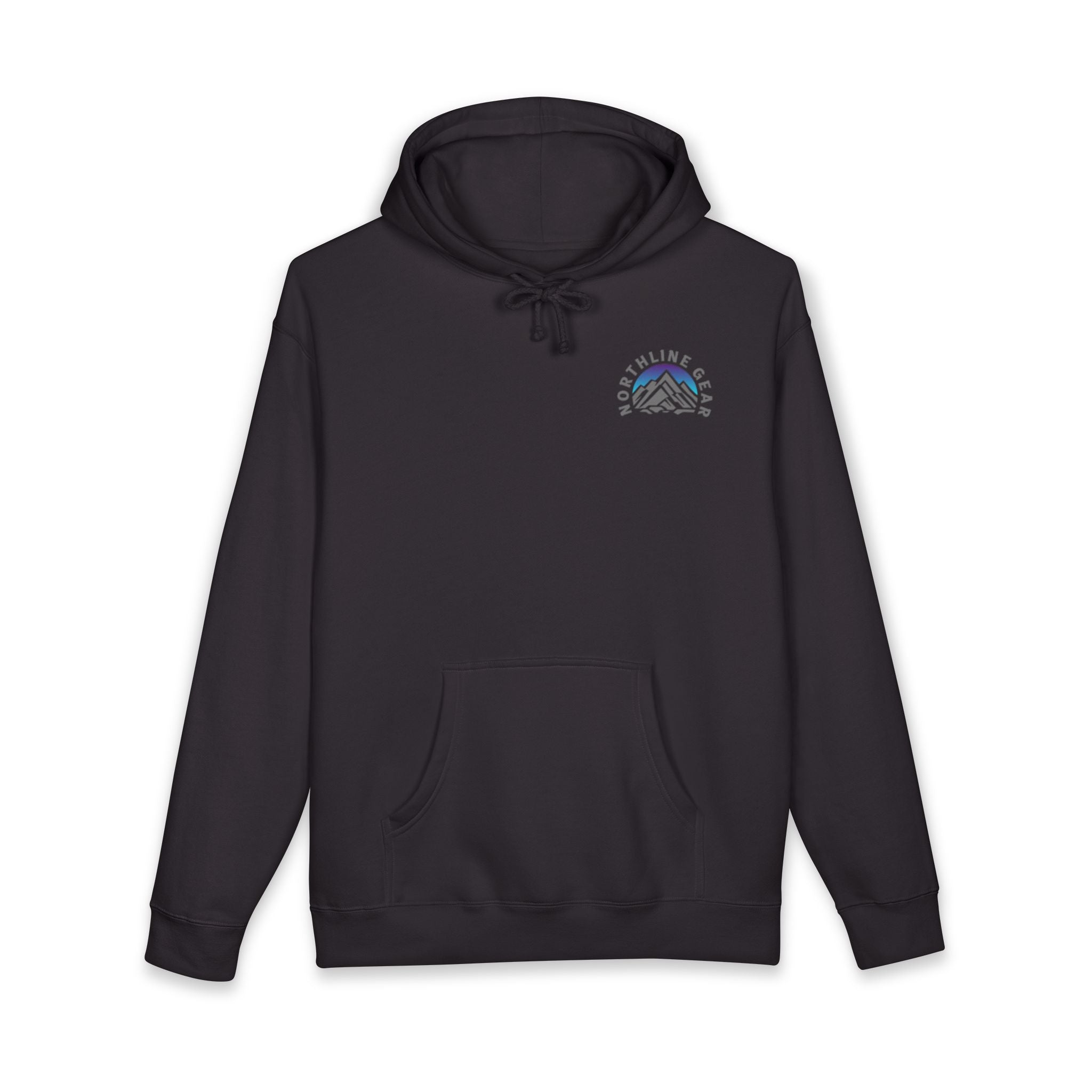 Mountain Vibes Hoodie — Scenic Snow Peak Graphic Hooded Sweatshirt