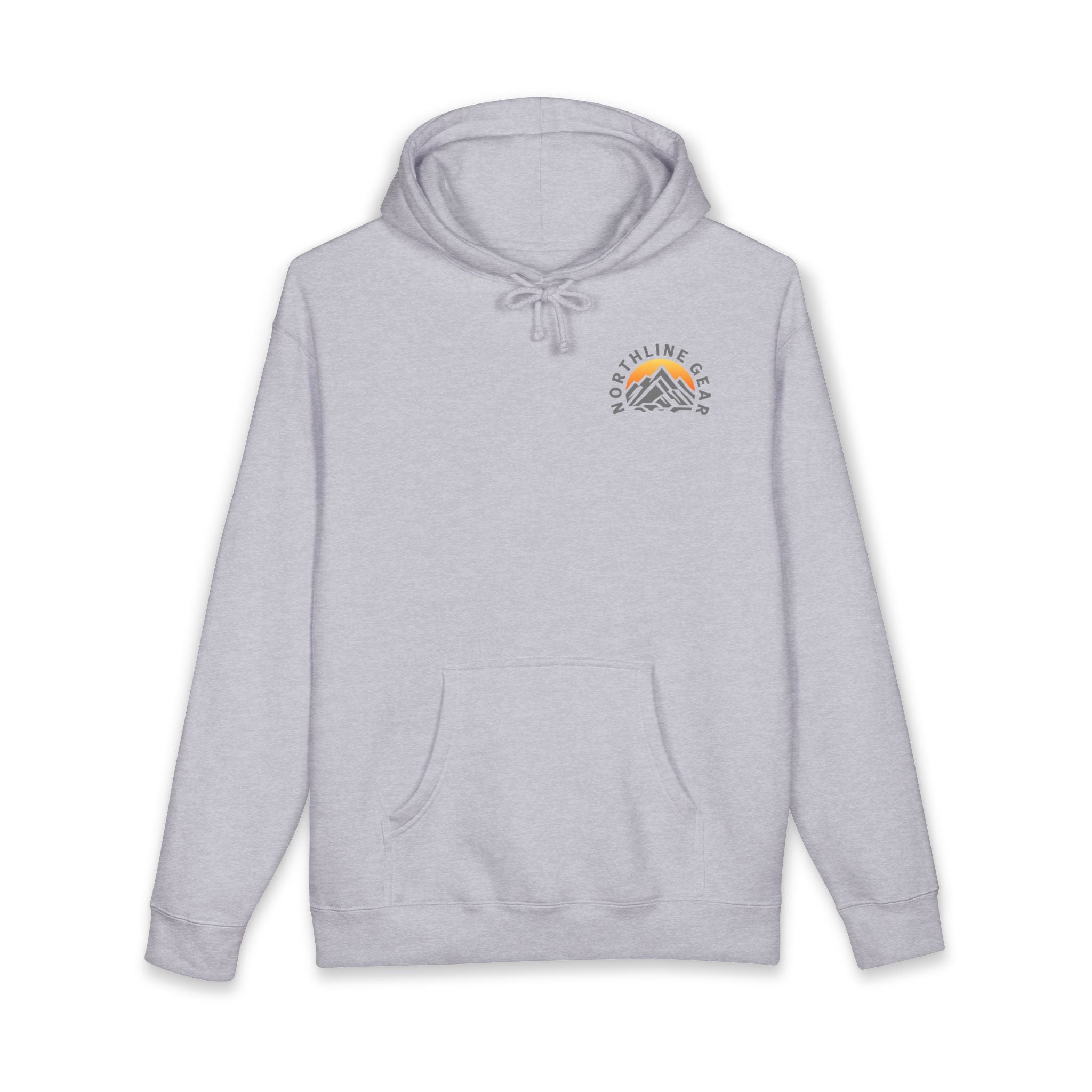 Mountain Vibes Hoodie — Scenic Snow Peak Graphic Hooded Sweatshirt