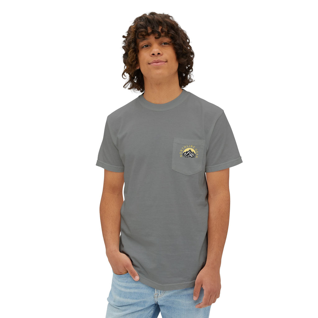 Fishing Pocket T-Shirt — Trout Lake Art Tee