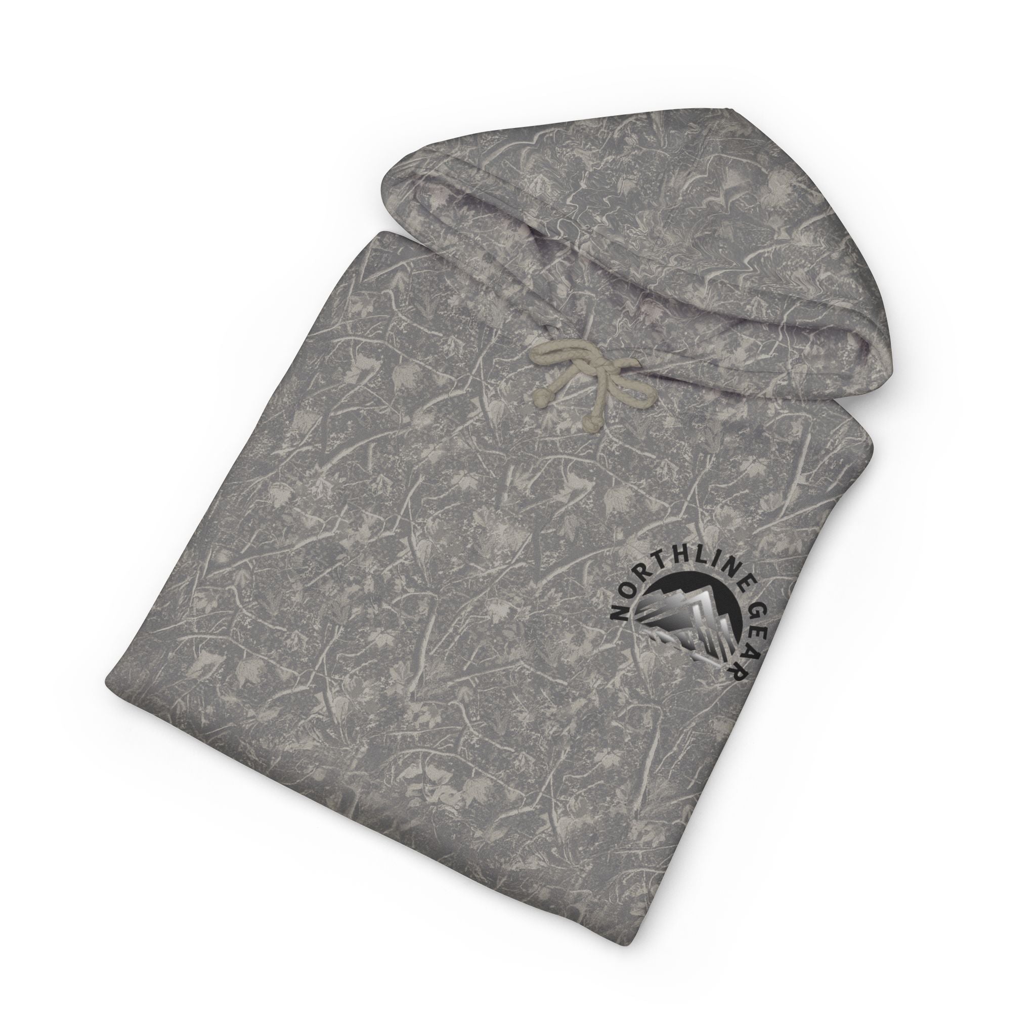 Hoodie — Chocolate Lab Retriever with Duck Decoy Hunting Design