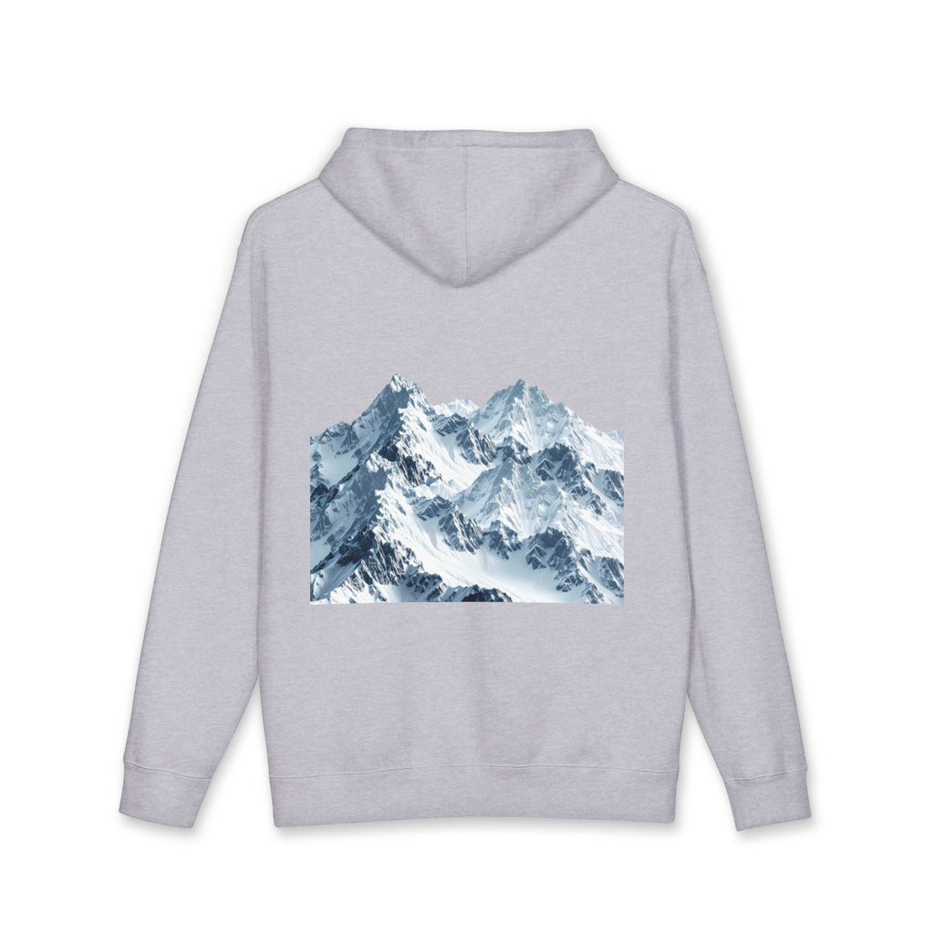 Mountain Vibes Hoodie — Scenic Snow Peak Graphic Hooded Sweatshirt