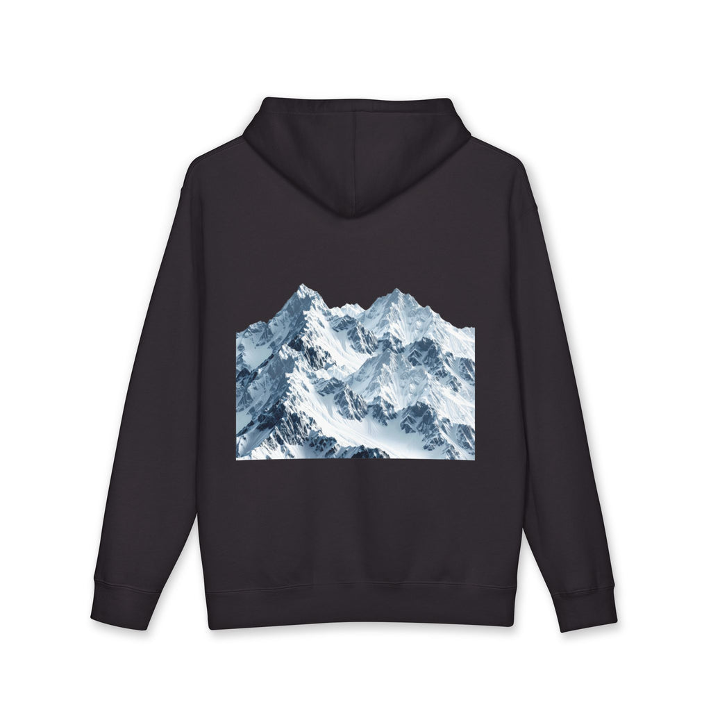 Mountain Vibes Hoodie — Scenic Snow Peak Graphic Hooded Sweatshirt