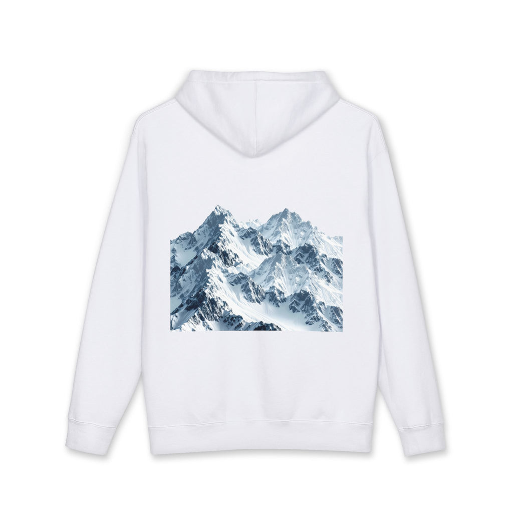 Mountain Vibes Hoodie — Scenic Snow Peak Graphic Hooded Sweatshirt