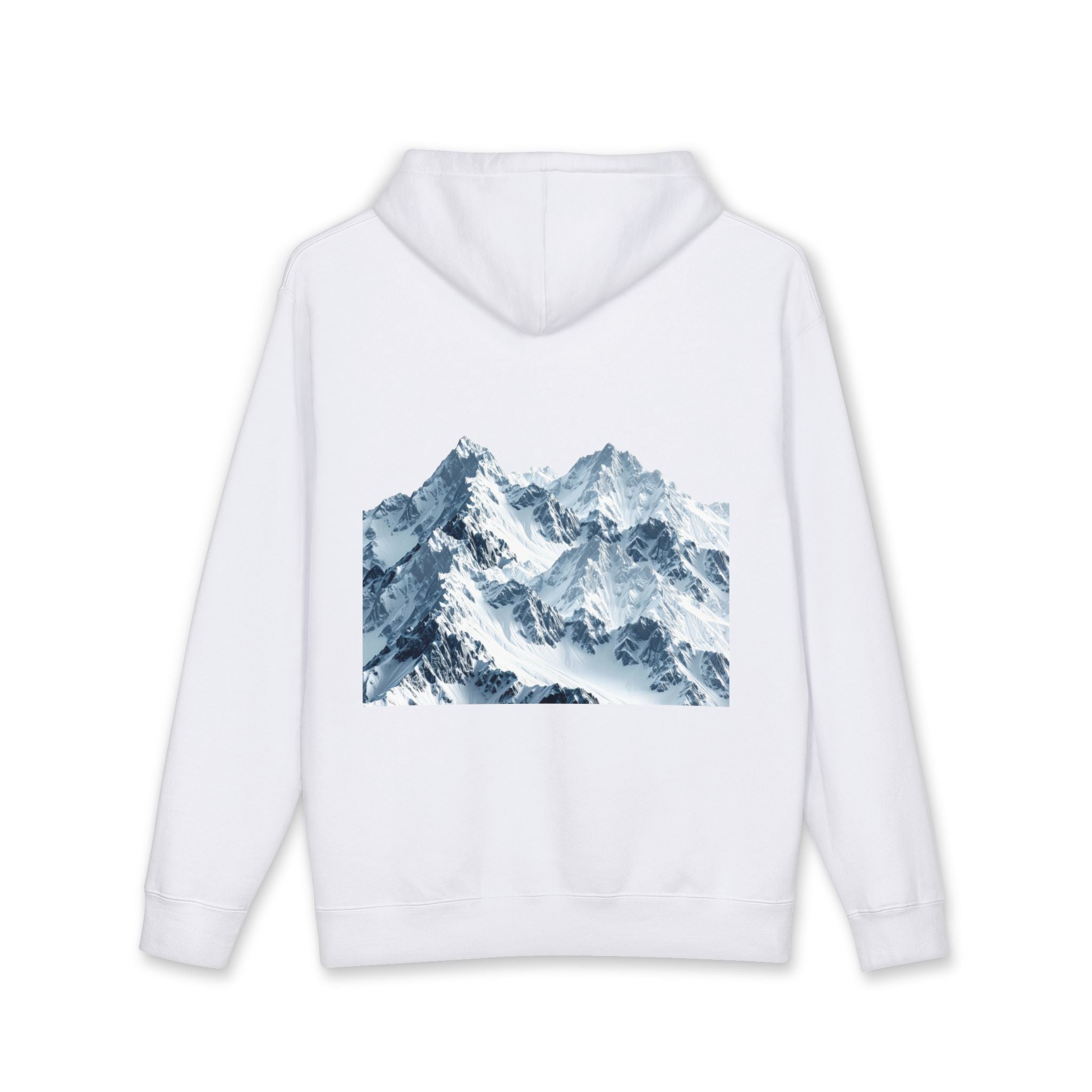 Mountain Vibes Hoodie — Scenic Snow Peak Graphic Hooded Sweatshirt