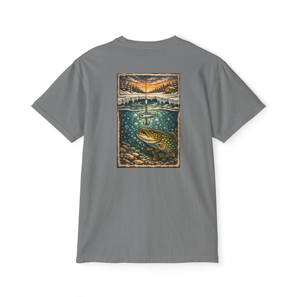 Fishing Pocket T-Shirt — Trout Lake Art Tee