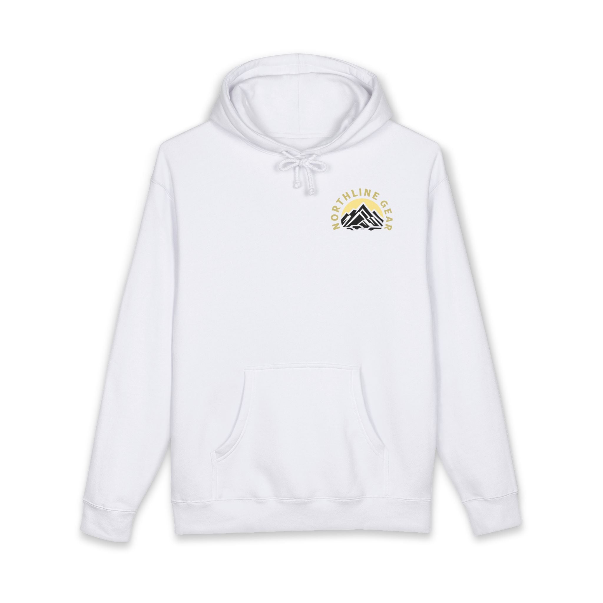 Mountain Vibes Hoodie — Scenic Snow Peak Graphic Hooded Sweatshirt